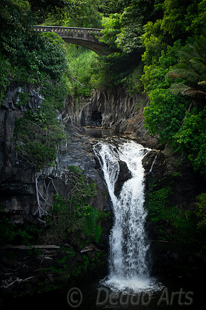 'Ohe'o Gulch Waterfall